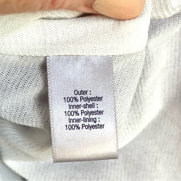 Jennifer Lopez Mosaic Sequined Cold Shoulder Blouse Women’s Small Purple - Picture 8 of 9